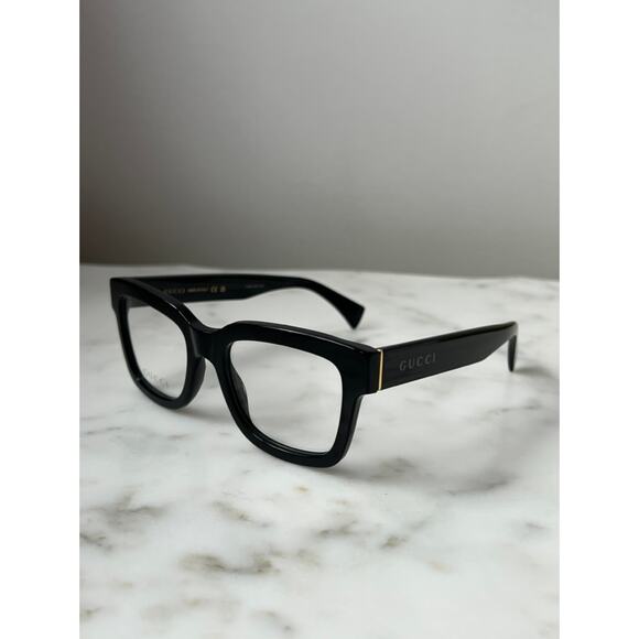 NEW Gucci GG1138O Black Eyeglasses Frames Unisex - Picture 7 of 9